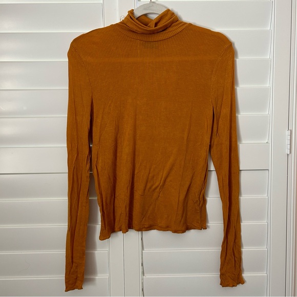 Urban Outfitters Out From Under Mockneck Top Brown Size Large - Picture 1 of 2